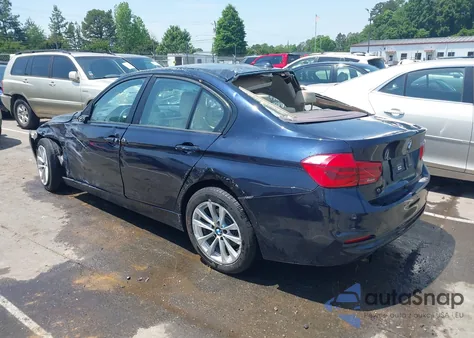 2017 BMW 320I из США, поврежденный, VIN WBA8E1G58HNU14926